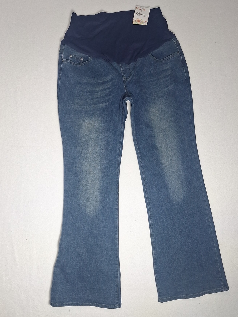 Glamix Slight Flare Maternity Jeans